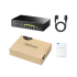 מתג לא מנוהל CUDY GS1005PTS1 5PORT 1GB POE 1XSFP total 120W