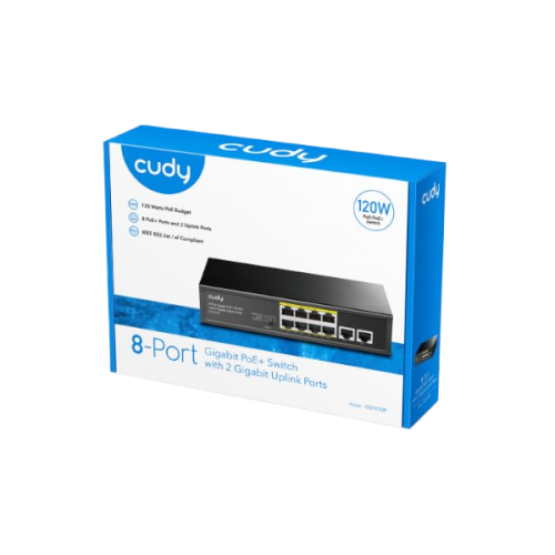 מתג לא מנוהל Cudy GS1010P 8-Ports Gigabit Unmanaged POE Switch