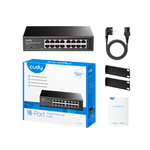 מתג לא מנוהל CUDY GS1016 16 Port Gigabut Ethernet Switch