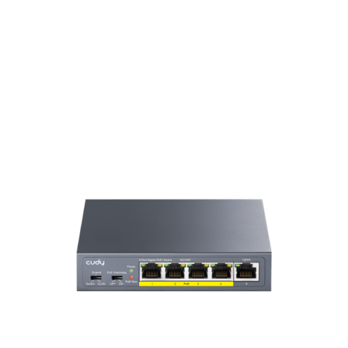 מתג לא מנוהל Cudy GS105P 5-Ports Gigabit Unmanaged POE Switch