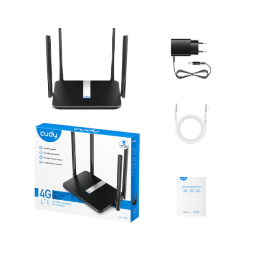 נתב אלחוטי Cudy LT500 4G AC1200 Dual Band Router