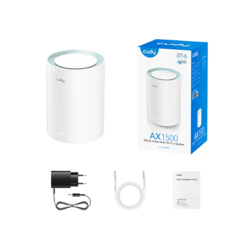מגביר טווח Cudy M1500 AX1500 MESH WIFI6 System 1 pack