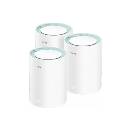 מגביר טווח Cudy M1500 AX1500 MESH WIFI6 System 3 pack