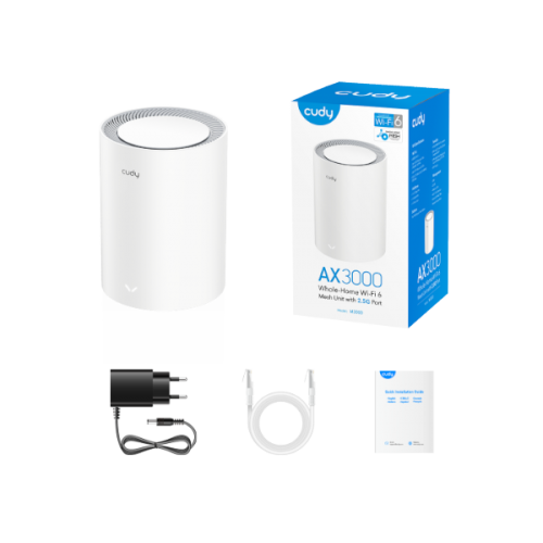 מגדיל טווח Cudy M3000 V2 Dual Band Wi-Fi 6 Mesh System AX3000 1Pa