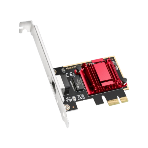 כ.רשת פנימי לנייח Cudy PE25 2.5Gbits PCI-E Nework Adapter LP