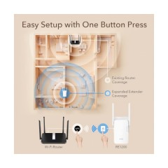 מגדיל טווח Cudy AC1200 Mesh WiFi Extender