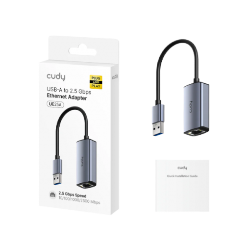 כרטיס רשת CUDY USB-A to 2.5G LAN