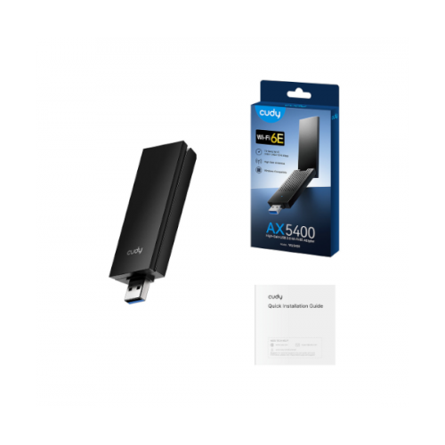 כרטיס רשת Cudy AX5400 High-Gain USB 3.0 Wi-Fi 6E Adapterr