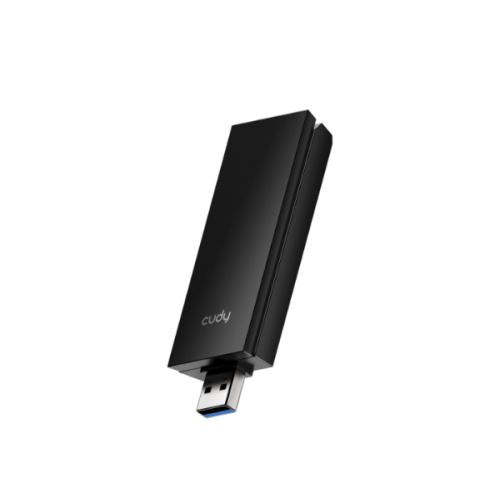כרטיס רשת Cudy AX5400 High-Gain USB 3.0 Wi-Fi 6E Adapterr