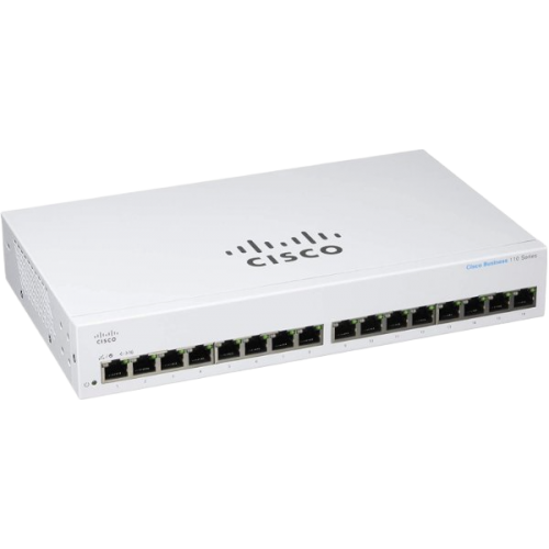 סוויץ' לא מנוהל CISCO CBS110-16T-D 1GB 16 PORT