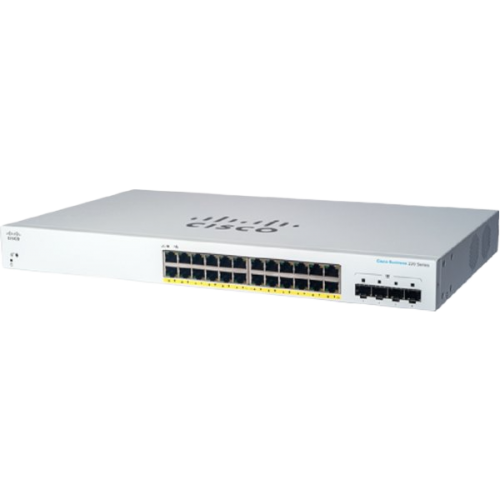 מתג מנוהל CISCO 24 PORT POE 8WX24 1GB 195W 4X1G SFP