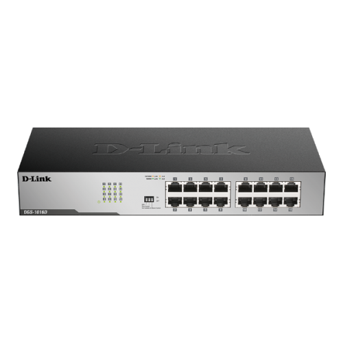 מתג לא מנוהל גיגהביט D-LINK 16 PORT Unmanaged 1GB Switch