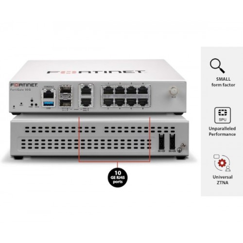 באנדל מכשיר ושירות Fortigate-90G Plus 3Y FortiCare Prem and UTP