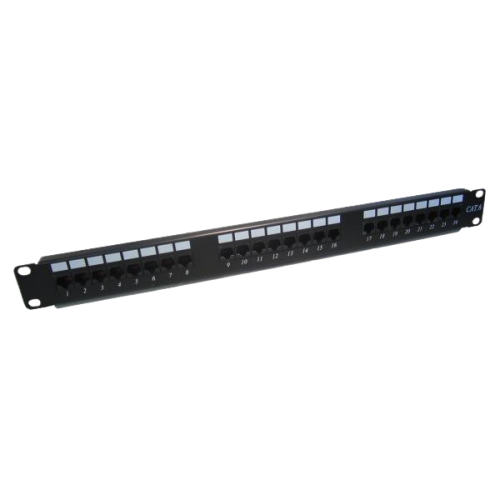 פנל 24 מחברים RJ-45 CAT 6A