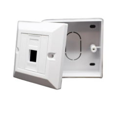 קופסאת פלסטיק RJ-45 Plastic box Cat5