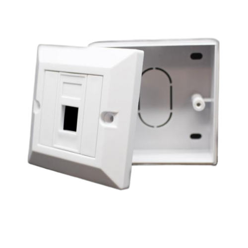 קופסאת פלסטיק RJ-45 Plastic box Cat5