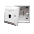 קופסאת פלסטיק RJ-45 Plastic box Cat5