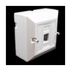 קופסאת פלסטיק RJ-45 Plastic box Cat5