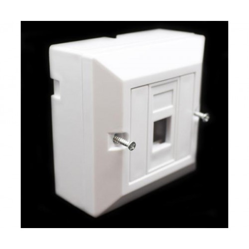 קופסאת פלסטיק RJ-45 Plastic box Cat5