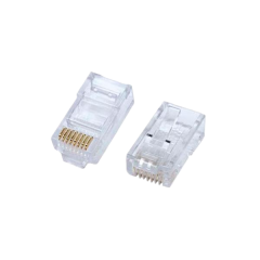 מחבר זכר 50 יח male Connector RJ-45 Cat 5E