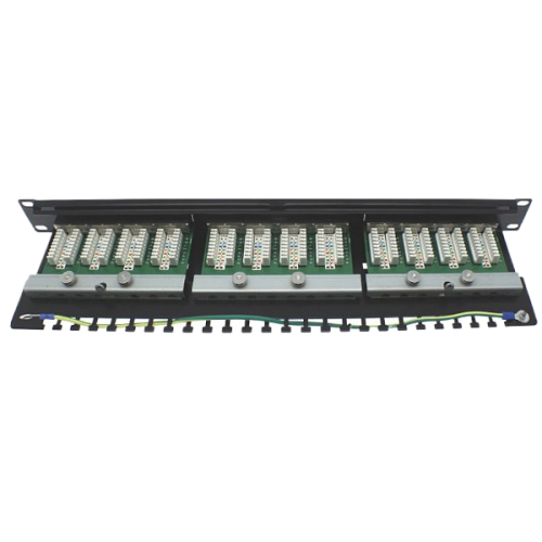 פנל 24 מחברים RJ-45 CAT 6