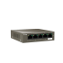 מתג לא מנוהל Tenda 5 Port With 4 PORT POE Gigabit Switch 63W