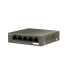 מתג לא מנוהל Tenda 5 Port With 4 PORT POE Gigabit Switch 63W