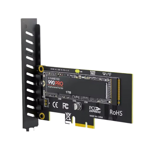 כרטיס הרחבה PCIe x1 to M.2 Adapter Support 2280 M.2