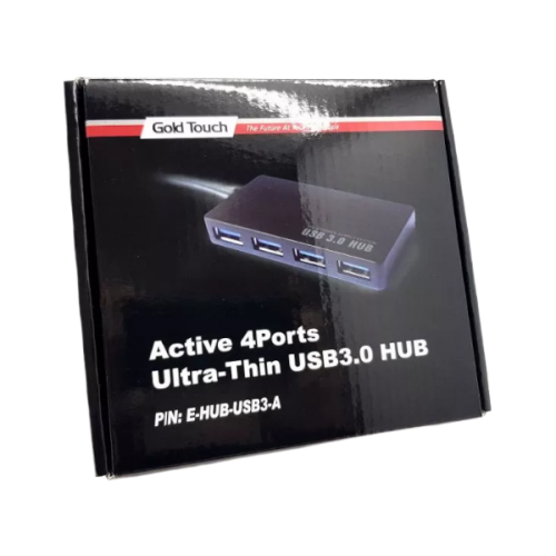 מפצל אקטיבי GOLDTOUCH ACTIVE 4 Ports Ultra-Thin USB 3.0 HUB