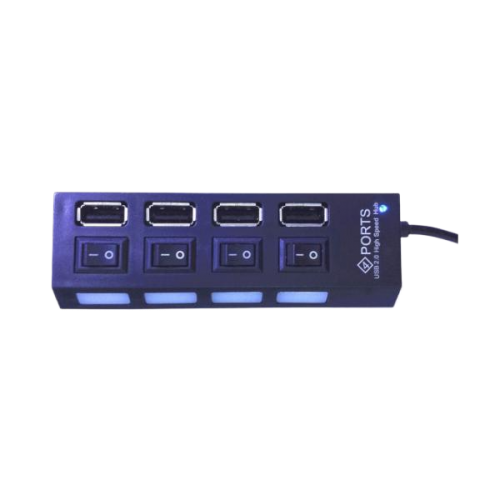 מפצל 4 PORT USB 2.0 אקטיבי כולל חיבור מתח