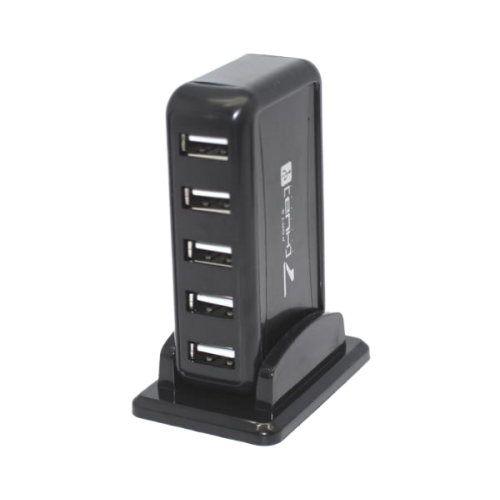מפצל 7 PORT USB 2.0 אקטיבי כולל חיבור מתח