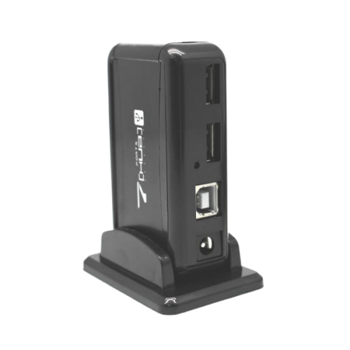 מפצל 7 PORT USB 2.0 אקטיבי כולל חיבור מתח