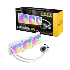 קירור נוזלי משולש לבן ANTEC VORTEX LUM 360 WHITE ARGB 280W TDP
