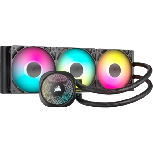 קירור נוזלי Corsair iCUE NAUTILUS 360 RS RGB Black 360mm AIO