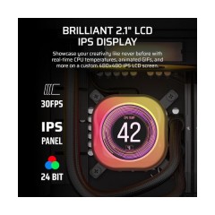 קירור נוזלי Corsair iCUE TITAN 360 RX LCD Balck 360mm AIO
