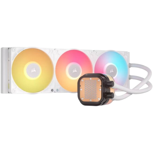 קירור נוזלי לבן Corsair iCUE TITAN 360 RX LCD White 360mm AIO