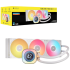 קירור נוזלי לבן Corsair iCUE TITAN 360 RX LCD White 360mm AIO