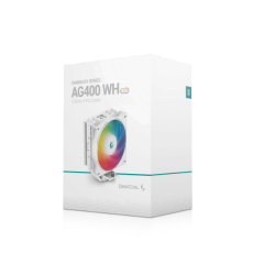 קירור אוויר למעבד DeepCool AG400 White 220W TDP 150mm RGB