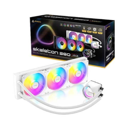 קירור נוזלי משולש Antec SKELETON 360 ARGB White INTEL/AMD