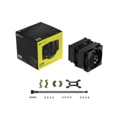 קירור אוויר Corsair A115 Twin Tower Up To 270W TDP Black
