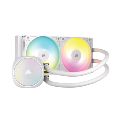 קירור נוזלי לבן Corsair iCUE NAUTILUS 240 RS RGB White 240mm AIO