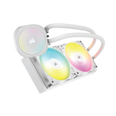 קירור נוזלי לבן Corsair iCUE NAUTILUS 240 RS RGB White 240mm AIO