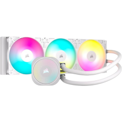 קירור נוזלי לבן Corsair iCUE NAUTILUS 360 RS White 360mm AIO