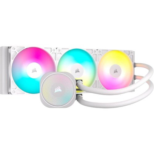 קירור נוזלי לבן Corsair iCUE NAUTILUS 360 RS White 360mm AIO