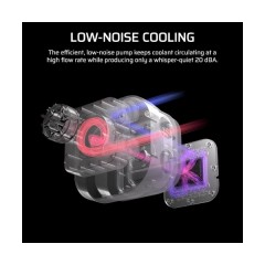 קירור נוזלי לבן Corsair iCUE NAUTILUS 360 RS White 360mm AIO