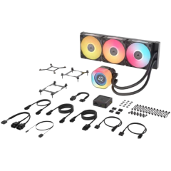 קירור נוזלי Corsair iCUE TITAN 360 RX RGB Black 360mm AIO