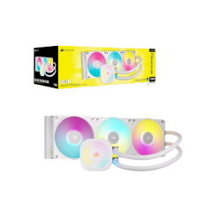 קירור נוזלי לבן Corsair iCUE TITAN 360 RX RGB White 360mm AIO