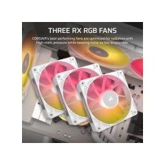 קירור נוזלי לבן Corsair iCUE TITAN 360 RX RGB White 360mm AIO