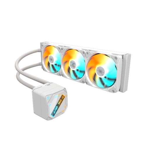 קירור נוזלי משולש Gigabyte Gaming 360 ICE 3XARGB 120MM Fan White