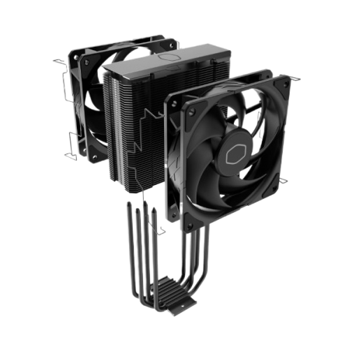 קירור אוויר למעבד Cooler Master 212 Black X Duo 220W TDP AMD/INTEL